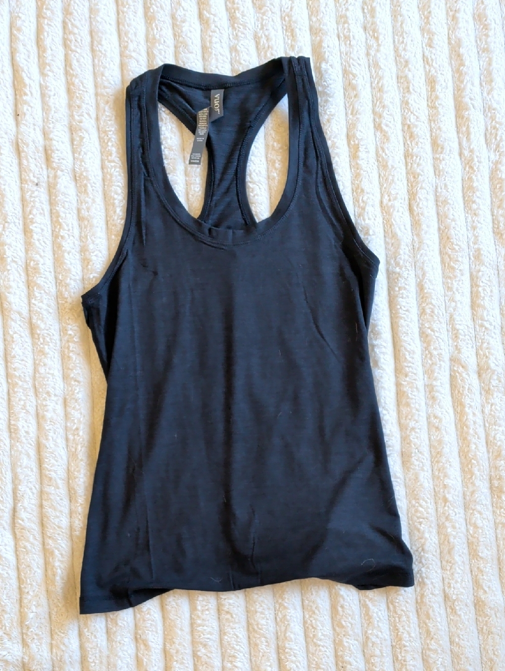 Vuori Dark Blue Racerback Tank Top